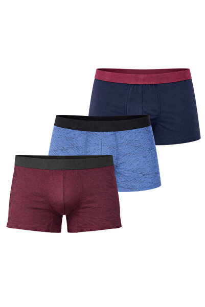 Spettro 3' Pieces Men's Cotton Pack Casual Patterned Boxers