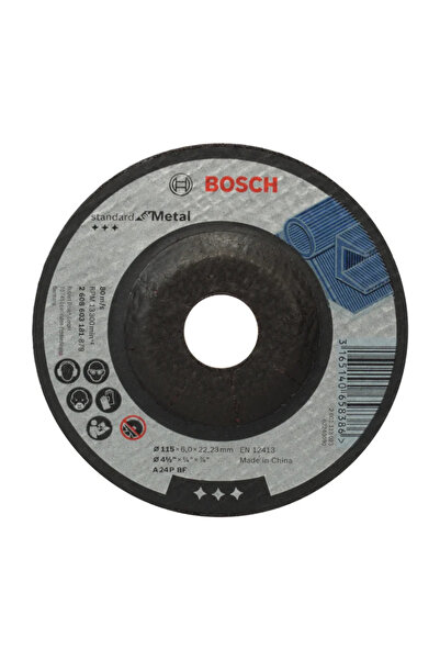 OEM Bosch grinding disc, for steel/metal, Ø 115 x 6 x 22.23 mm