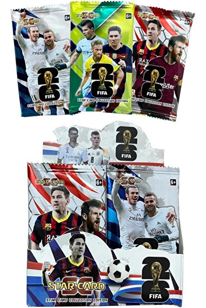 Generic بطاقات تداول كرة القدم - مجموعة من 4 عبوات مميزة