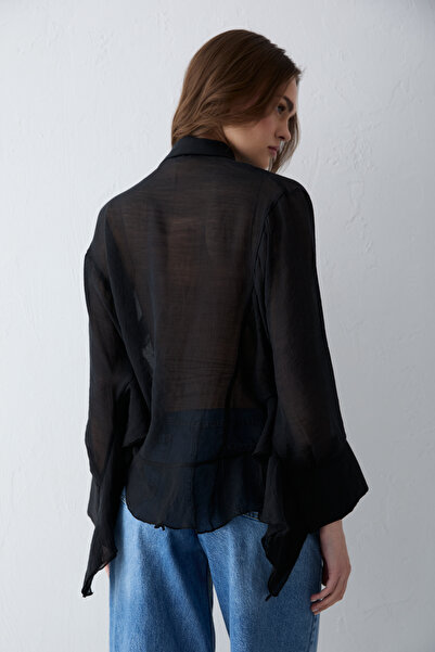 Melike Tatar Naborana Oversize kroj košulja 81-5031