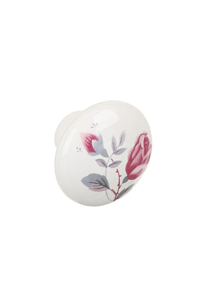 OEM Furniture knob "flowers", Ø 32 mm, ceramic, painted