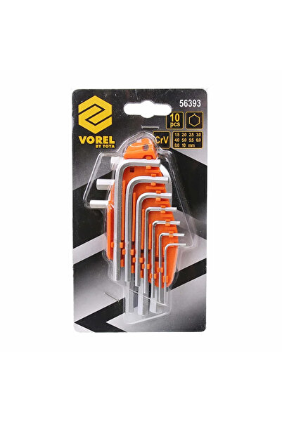 OEM Σετ 10 κλειδιών Allen Vorel, εξαγωνικά, 1,5 - 10 mm