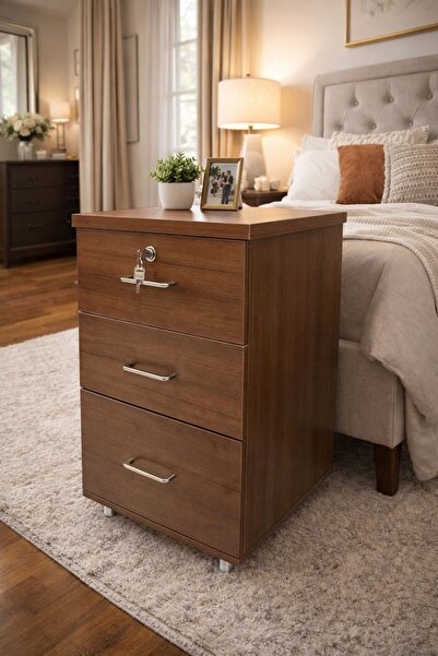 DEC59 كومودينو 3 أدراج بتصميم فاخر ومميز