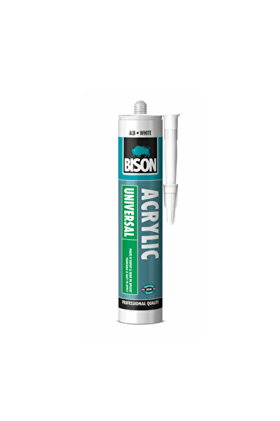 OEM Acril Bison, pentru pereti si podea, alb, 280 ml