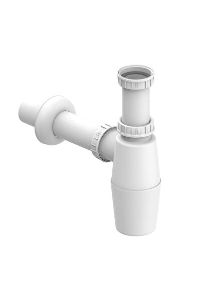 OEM Σιφόνι νεροχύτη, χωρίς βαλβίδα, 1'1/2, Ø 40mm, λευκό