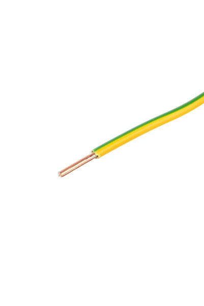 OEM Ηλεκτρικό καλώδιο FY, H07V-U, 4 mm², 25 μέτρα, πράσινο/κίτρινο
