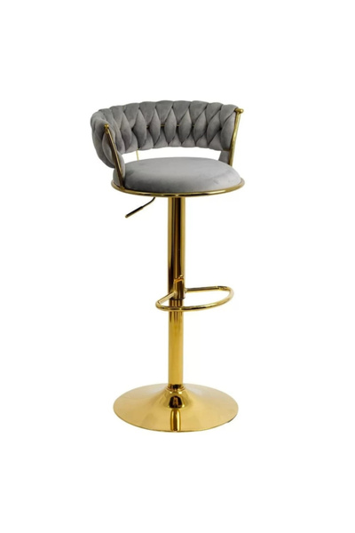 ZoePRO COOL Scaun de bar cu înălțime reglabilă, rotativ, suport pentru picioa...