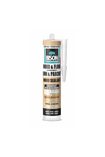 OEM Acril mastic Bison, pentru lemn si parchet, stejar deschis, 300 ml