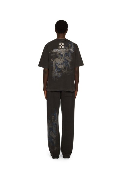 Beymen Collection Off-White™ Solmuş Resim Kaykay Logolu Tişört OMAA120F25JER0...