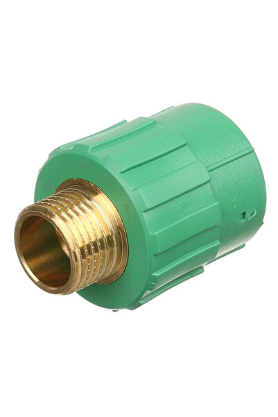 OEM Ρακόρ σωλήνα PPR, εξωτερικό σπείρωμα, Ø 25 mm x 1/2', PN25, πράσινο