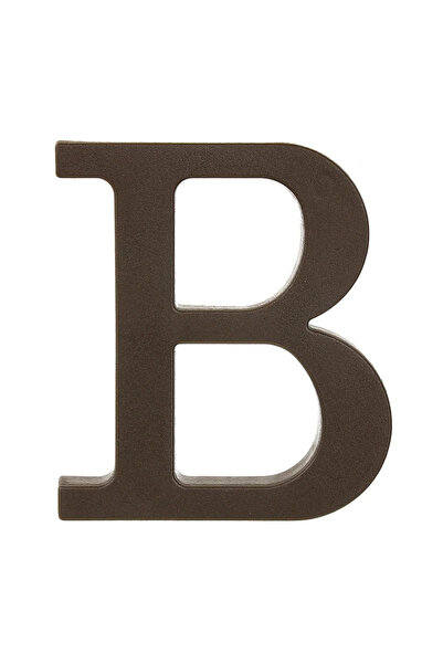 OEM Litera casa "B", pentru poarta/usa, cu insurubare, plastic, 90 mm, maro