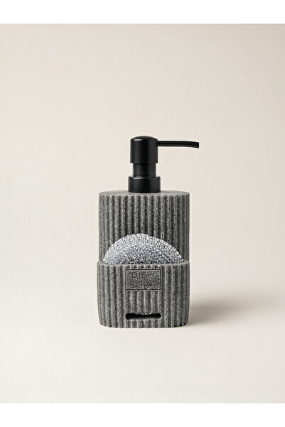 Minihol Osto sivi dozator za tečni sapun od poliresina