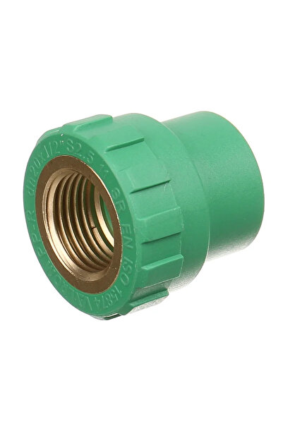 OEM Ρακόρ σωλήνα PPR, εσωτερικό σπείρωμα, Ø 20 mm x 1/2', PN25, πράσινο