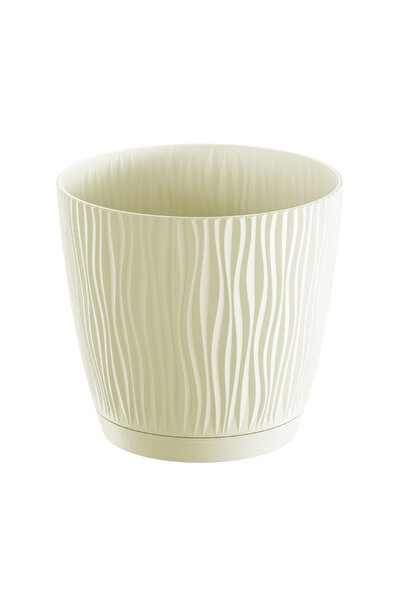 OEM Ghiveci flori Sandy, plastic, Ø24 cm, bej