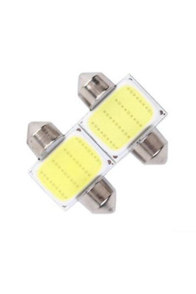 SimpluAcasa SET 2X LED Auto COB Feston 31mm 12V Alb, pentru Plafonieră și Număr
