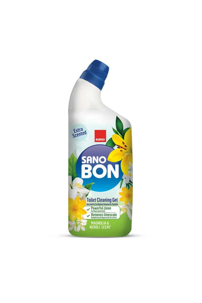 OEM Gel pentru curatarea vasului WC, Sano Bon, 0.75 L, parfum magnolie si neroli