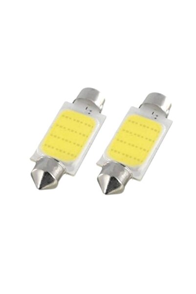 SimpluAcasa SET 2X LED Auto COB Feston 41mm C5W Alb 12V , pentru Plafonieră ș...