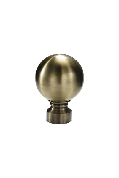 OEM Set 2 capete Glob, pentru galerie, 25 mm, auriu antic