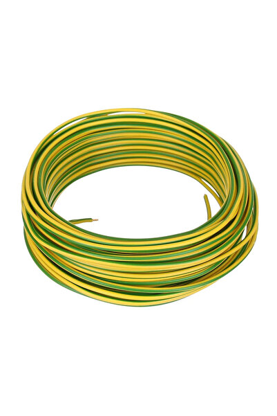 OEM Cablu electric FY, H07V-U, 2.5 mm², 25 metri, verde/galben
