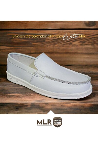 MLR Original Natural Leather Shoe White Handmade Pure Sole