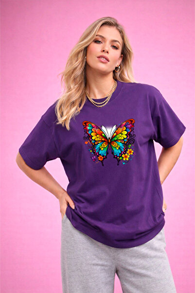 YUNAYT ΓΥΝΑΙΚΕΙΑ ΛΕΠΤΟΜΕΡΗ ΕΚΤΥΠΩΣΗ ΜΕΓΕΘΟΣ ΦΑΡΔΙ ΚΟΜΜΕΝΟ T-SHIRT ΠΟΔΗΛΑΤΟ