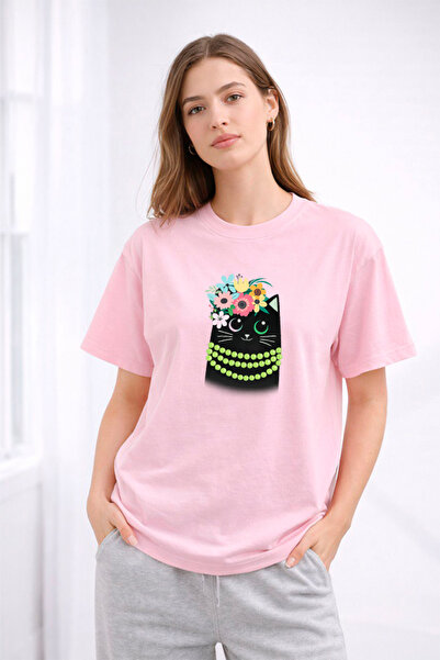 YUNAYT ΓΥΝΑΙΚΕΙΑ ΛΕΠΤΟΜΕΡΗ ΕΚΤΥΠΩΣΗ ΜΕΓΕΘΟΣ ΦΑΡΔΙ ΚΟΜΜΕΝΟ T-SHIRT ΠΟΔΗΛΑΤΟ