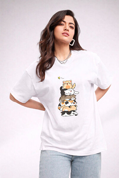 YUNAYT ΓΥΝΑΙΚΕΙΑ ΛΕΠΤΟΜΕΡΗ ΕΚΤΥΠΩΣΗ ΜΕΓΕΘΟΣ ΦΑΡΔΙ ΚΟΜΜΕΝΟ T-SHIRT ΠΟΔΗΛΑΤΟ