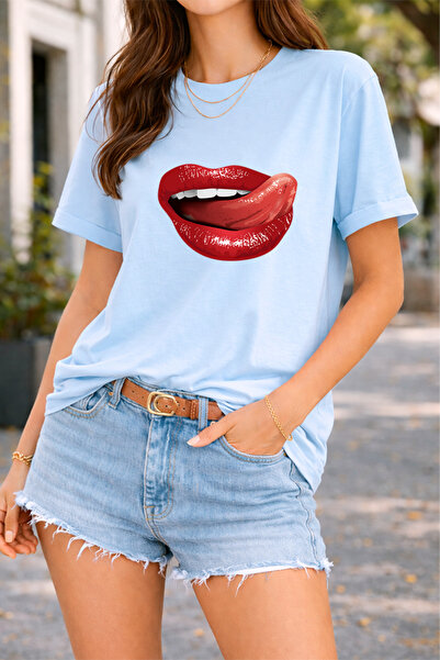 YUNAYT ΓΥΝΑΙΚΕΙΑ ΛΕΠΤΟΜΕΡΗ ΕΚΤΥΠΩΣΗ ΜΕΓΕΘΟΣ ΦΑΡΔΙ ΚΟΜΜΕΝΟ T-SHIRT ΠΟΔΗΛΑΤΟ