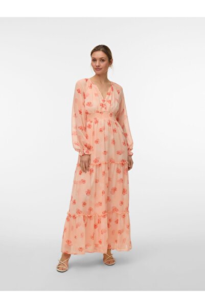 Vero Moda Kleid AWMAUDE Langes Kleid