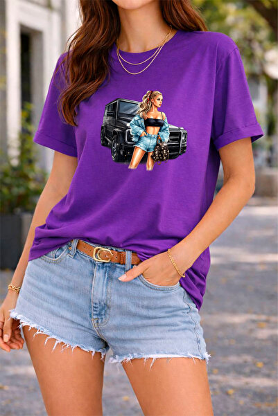 YUNAYT ΓΥΝΑΙΚΕΙΑ ΛΕΠΤΟΜΕΡΗ ΕΚΤΥΠΩΣΗ ΜΕΓΕΘΟΣ ΦΑΡΔΙ ΚΟΜΜΕΝΟ T-SHIRT ΠΟΔΗΛΑΤΟ