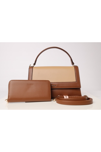 Generac Two-tone "Elegance" Bag set with matching Wallet