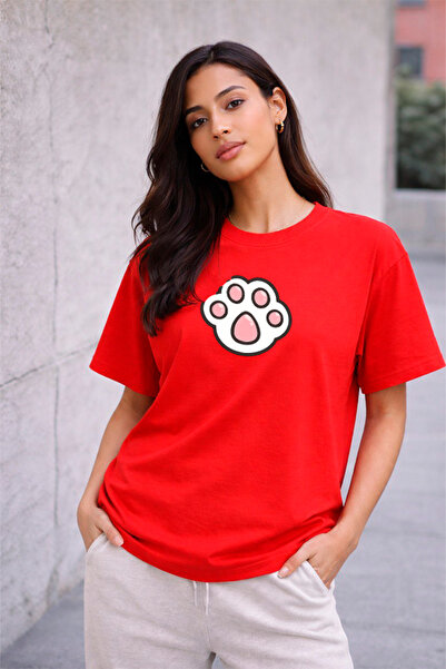 YUNAYT ΓΥΝΑΙΚΕΙΑ ΛΕΠΤΟΜΕΡΗ ΕΚΤΥΠΩΣΗ ΜΕΓΕΘΟΣ ΦΑΡΔΙ ΚΟΜΜΕΝΟ T-SHIRT ΠΟΔΗΛΑΤΟ