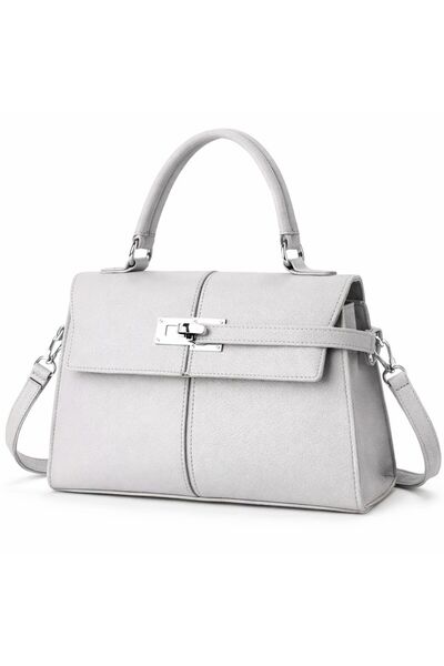 Gold Vitray artificial Leather shoulder and handbag bag