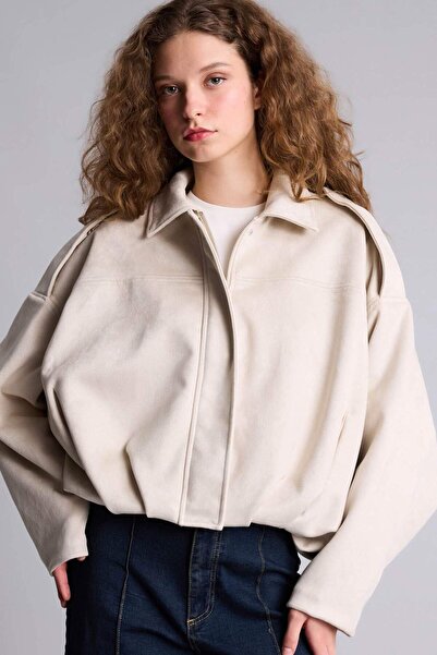 DeFacto Αδιάβροχο παλτό από σουέτ κανονικής εφαρμογής G0769AX26SP