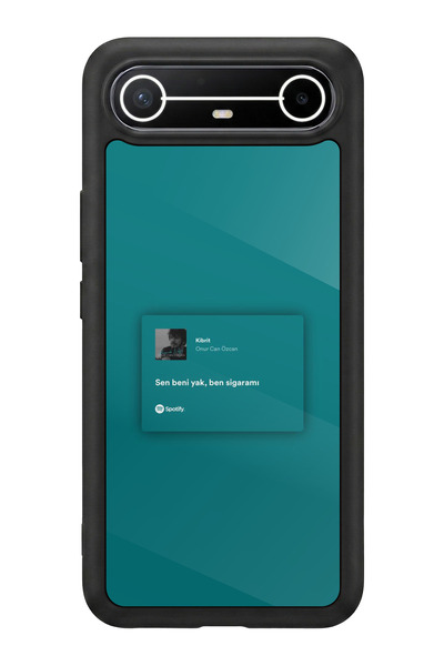 TECNO Spark Slim 5G Uyumlu Sarki Sozleri Tasarımlı Glossy Premium Kılıf