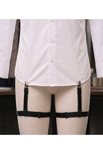 beyoğlu style Her Gömleğe Uygun Metal Klipsli Ayarlanabilir Gömlek Tutucu