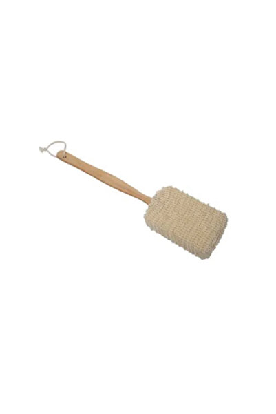 OEM Ramie sponge with natural wooden handle