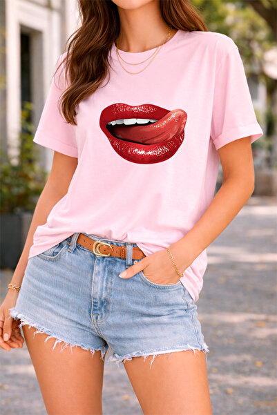 YUNAYT ΓΥΝΑΙΚΕΙΑ ΛΕΠΤΟΜΕΡΗ ΕΚΤΥΠΩΣΗ ΜΕΓΕΘΟΣ ΦΑΡΔΙ ΚΟΜΜΕΝΟ T-SHIRT ΠΟΔΗΛΑΤΟ