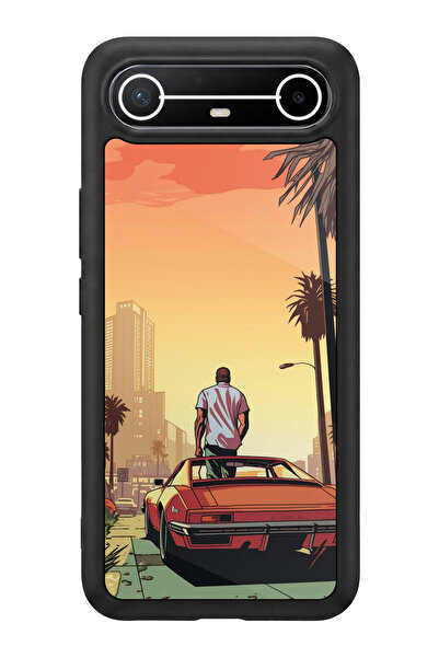 TECNO Spark Slim 5G Uyumlu GTA Tasarımlı Glossy Premium Kılıf