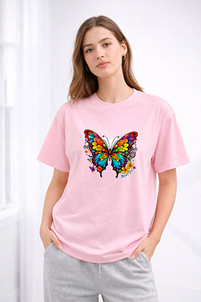 YUNAYT ΓΥΝΑΙΚΕΙΑ ΛΕΠΤΟΜΕΡΗ ΕΚΤΥΠΩΣΗ ΜΕΓΕΘΟΣ ΦΑΡΔΙ ΚΟΜΜΕΝΟ T-SHIRT ΠΟΔΗΛΑΤΟ