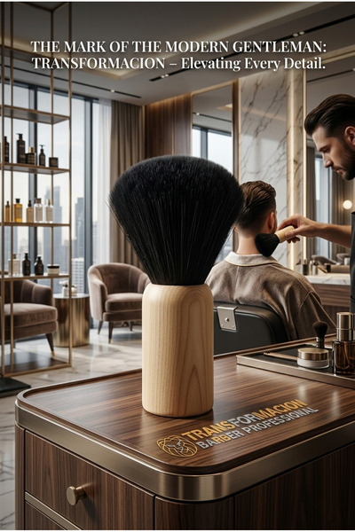 Transformacion Professional Wooden Strappy Barber Ense Brush - Luxury Series ...