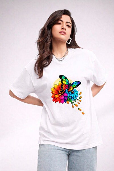 YUNAYT ΓΥΝΑΙΚΕΙΑ ΛΕΠΤΟΜΕΡΗ ΕΚΤΥΠΩΣΗ ΜΕΓΕΘΟΣ ΦΑΡΔΙ ΚΟΜΜΕΝΟ T-SHIRT ΠΟΔΗΛΑΤΟ