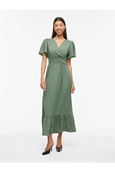 VILA Maxikleid VIMATHILDE Kurzärmeliges