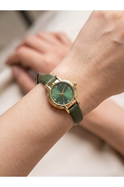 Leerybee Minimal İnce Bilekliler İçin Deri Kordon Kadın Kol Saati Özel Kutusu...