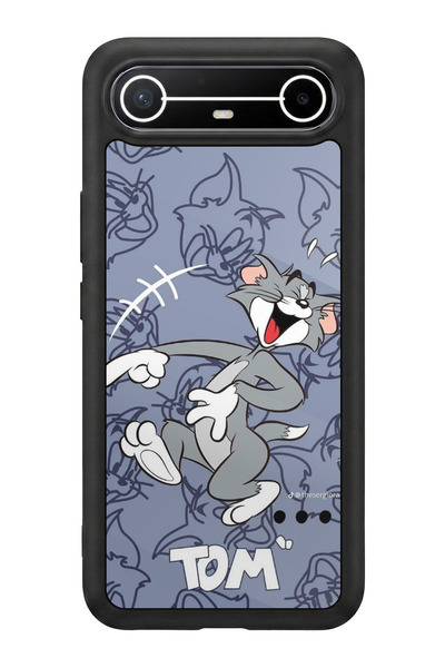 TECNO Spark Slim 5G Uyumlu Tom And Jerry Tasarımlı Glossy Premium Kılıf