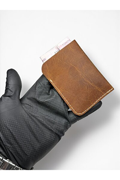 NZCLUB 100% genuine crazy Leather minimalist Card Holder Wallet unisex daily ...