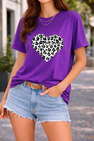 YUNAYT ΓΥΝΑΙΚΕΙΑ ΛΕΠΤΟΜΕΡΗ ΕΚΤΥΠΩΣΗ ΜΕΓΕΘΟΣ ΦΑΡΔΙ ΚΟΜΜΕΝΟ T-SHIRT ΠΟΔΗΛΑΤΟ