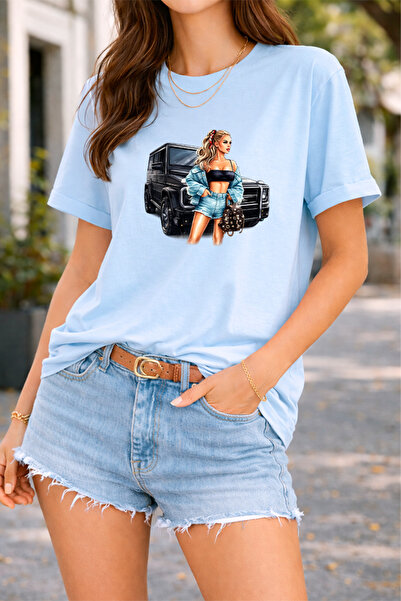 YUNAYT ΓΥΝΑΙΚΕΙΑ ΛΕΠΤΟΜΕΡΗ ΕΚΤΥΠΩΣΗ ΜΕΓΕΘΟΣ ΦΑΡΔΙ ΚΟΜΜΕΝΟ T-SHIRT ΠΟΔΗΛΑΤΟ