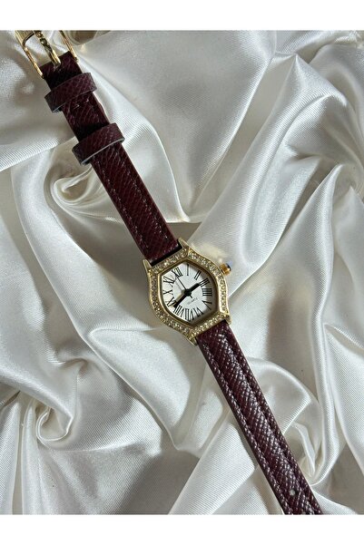 Mihristore Vintage Leather Women Wrist Watch Waterproof Women's Watch