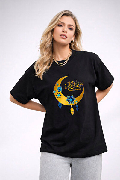 YUNAYT ΓΥΝΑΙΚΕΙΑ ΛΕΠΤΟΜΕΡΗ ΕΚΤΥΠΩΣΗ ΜΕΓΕΘΟΣ ΦΑΡΔΙ ΚΟΜΜΕΝΟ T-SHIRT ΠΟΔΗΛΑΤΟ